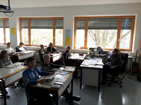 Frau Süß von der Landauer Neuen Presse war zu Gast